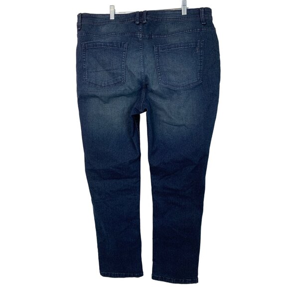 The Perfect Jean NYC Slim Thick 40X30 Knight-DK Blue Mens Denim Comfort 7808 - Picture 3 of 8